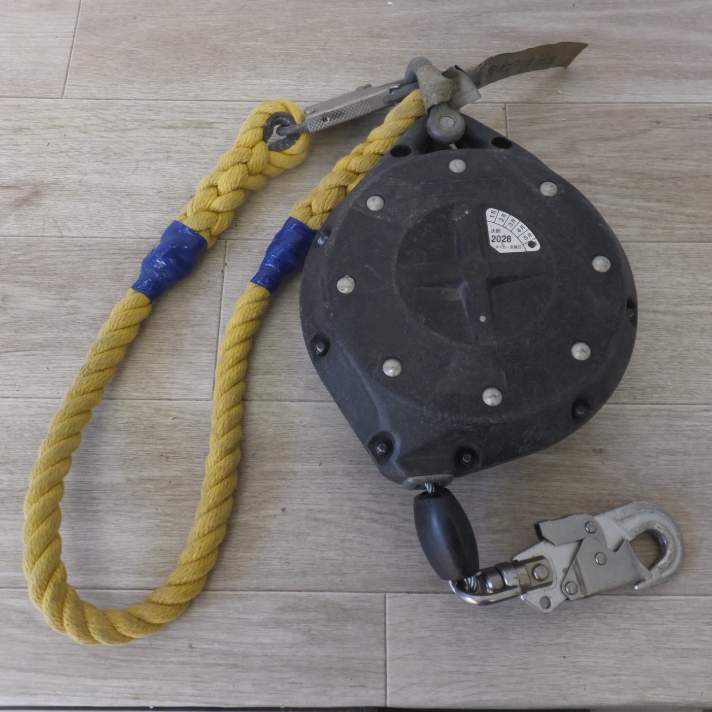 [送料無料] ★キョーワ KYOWA キョーワ式 安全ブロック SAFETY BLOCK ワイヤロープタイプ LB-12 12m　最大使用質量 85kg(4)★
