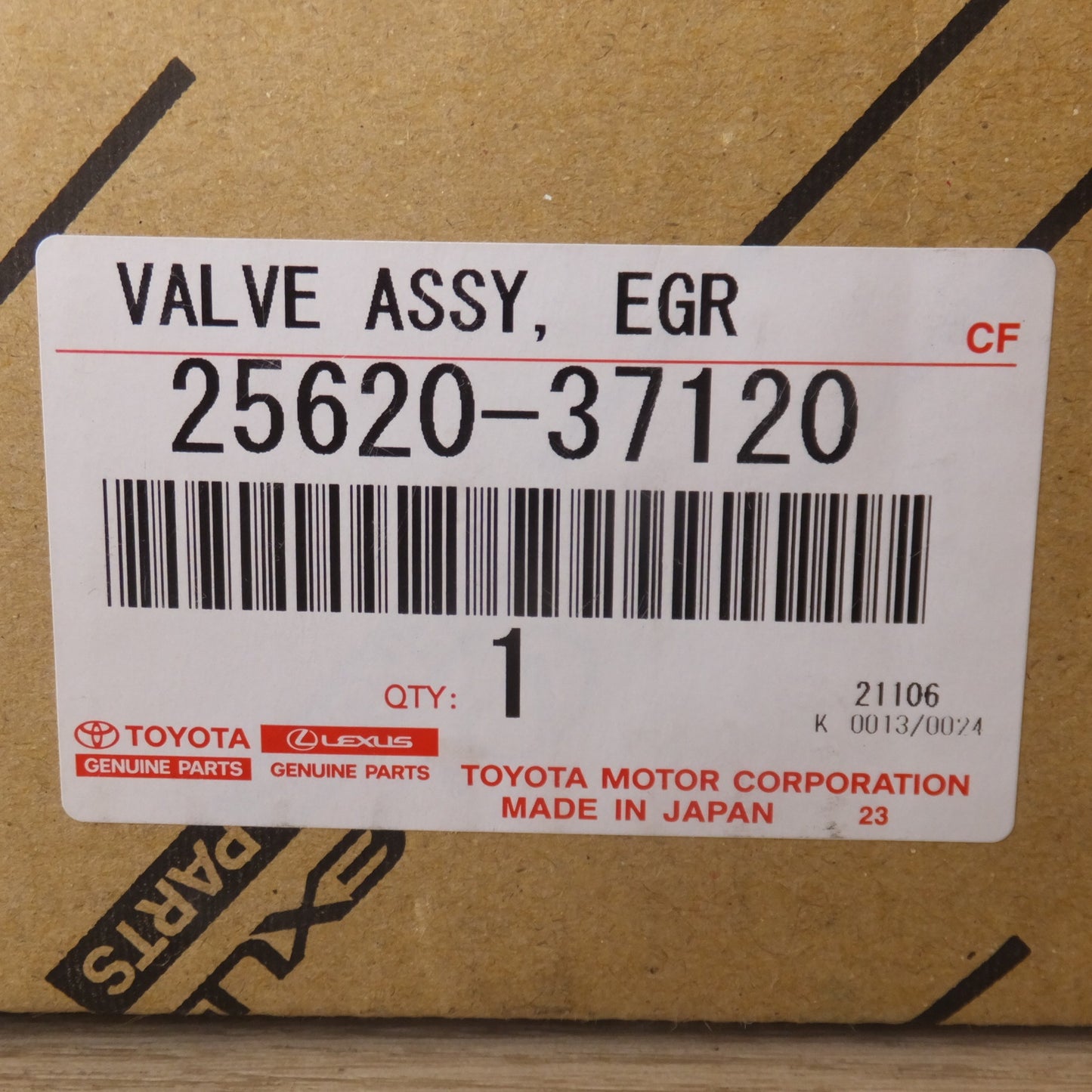 [送料無料] ★トヨタ TOYOTA 純正 プリウス ZVW30 EGRバルブ 25620-37120★