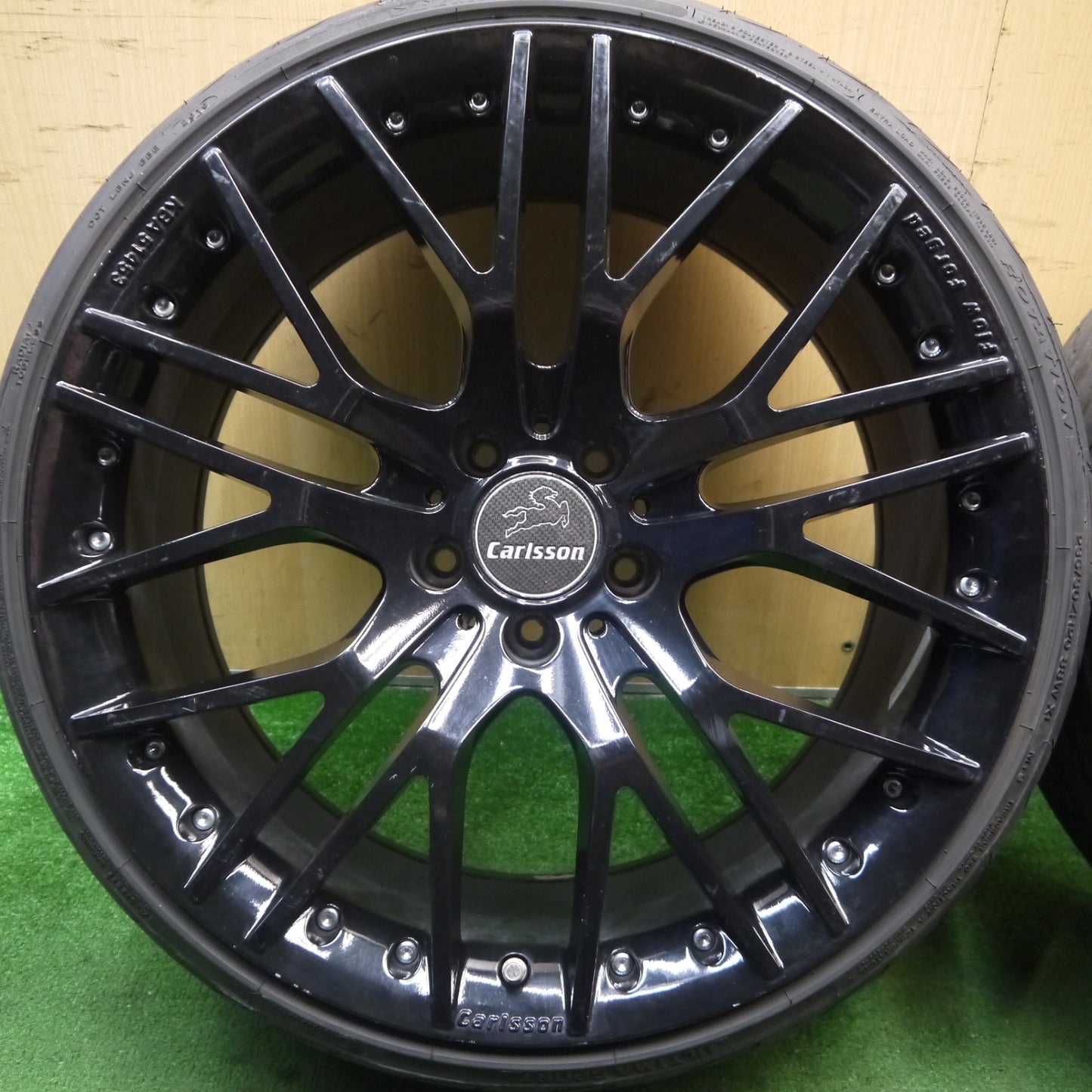 バリ溝！9.5分★Carlsson RSF 235/30R20 デルマックス ULTIMA SPORT 20インチ カールソン PCD114.3/5H★5071101Hノ