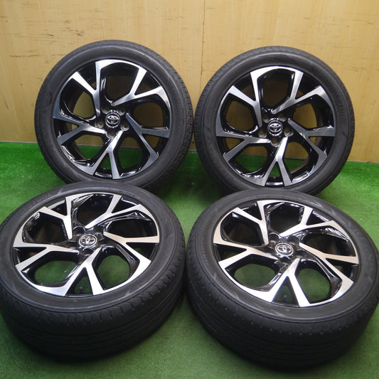 [送料無料] 4本価格！21年★トヨタ CH-R 純正 225/50R18 ブリヂストン レグノ GRV2 18インチ CHR PCD114.3/5H★5021414Hノ