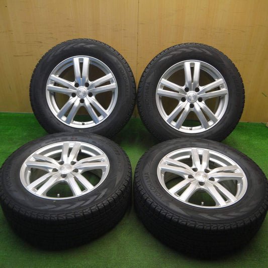 バリ溝！22年！キレイ！9分★スタッドレス 225/65R17 ヨコハマ アイスガード G075 DUFACT デュファクト 17インチ PCD114.3/5H★5012801Hス