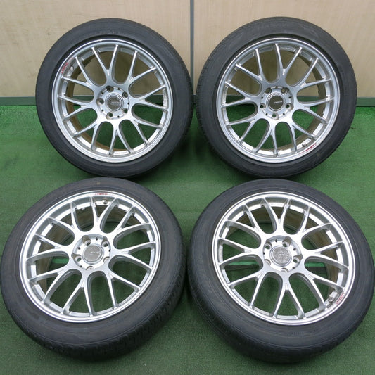 *送料無料* 4本価格★RAYS HOMURA 2×8 GT 215/50R18 ダンロップ エナセーブ EC204 レイズ ホムラ 18インチ PCD114.3/5H★4041005TNノ