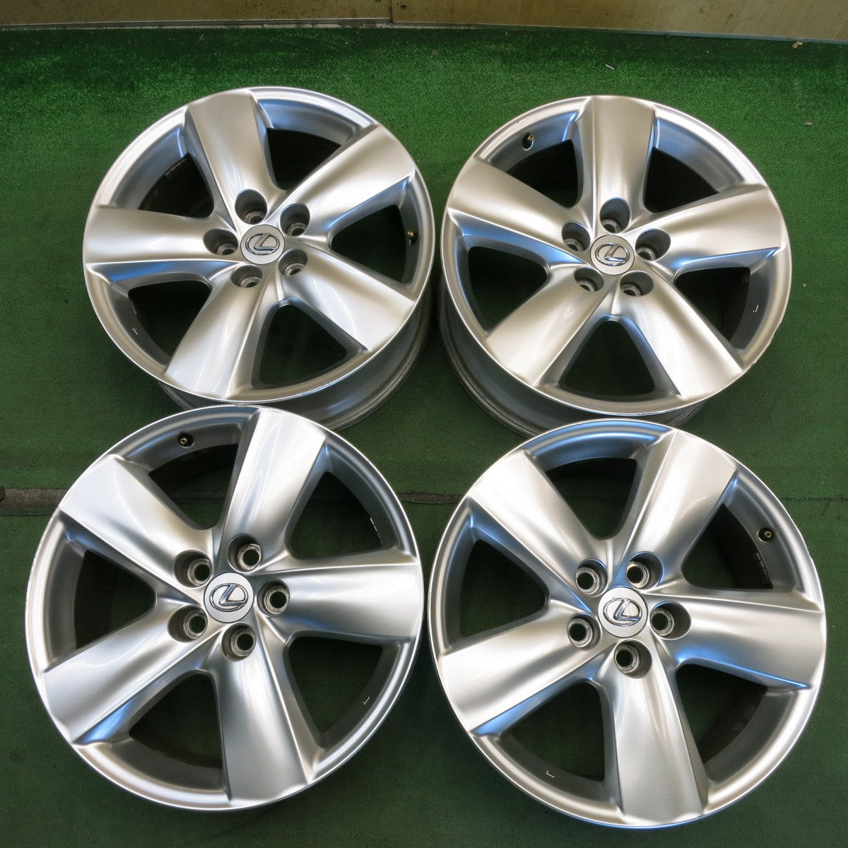 4本価格★レクサス LS 460 バージョンS 純正 ホイール 19インチ 19×8J PCD120/5H★6070902HAホ