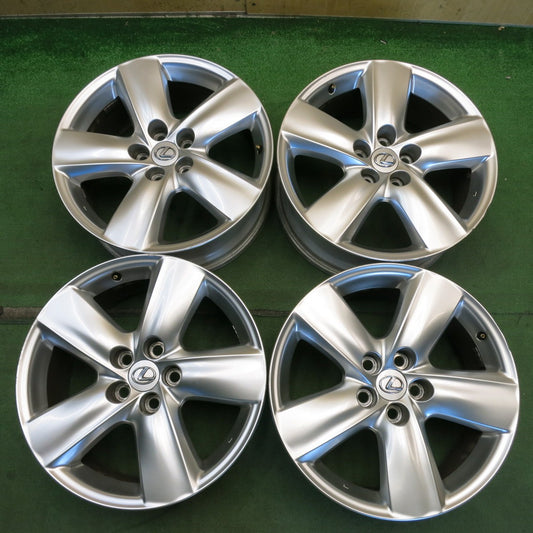 4本価格★レクサス LS 460 バージョンS 純正 ホイール 19インチ 19×8J PCD120/5H★6070902HAホ