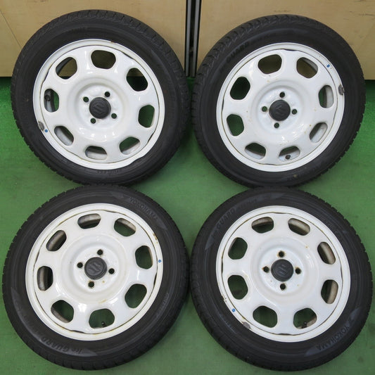 4本価格★スズキ ハスラー 純正 スチール 165/60R15 スタッドレス ヨコハマ アイスガード iG50 プラス 15インチ PCD100/4H★5032502イス