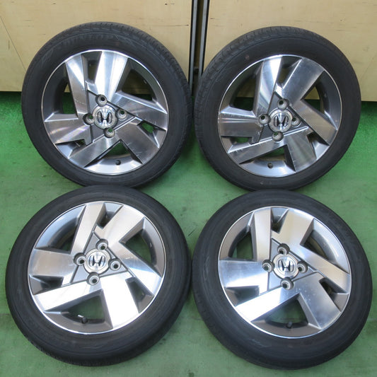 4本価格！22年★ホンダ JE1 JE2 ゼスト スパーク 純正 165/55R14 ダンロップ エナセーブ EC204 14インチ PCD100/4H★6013109イノ