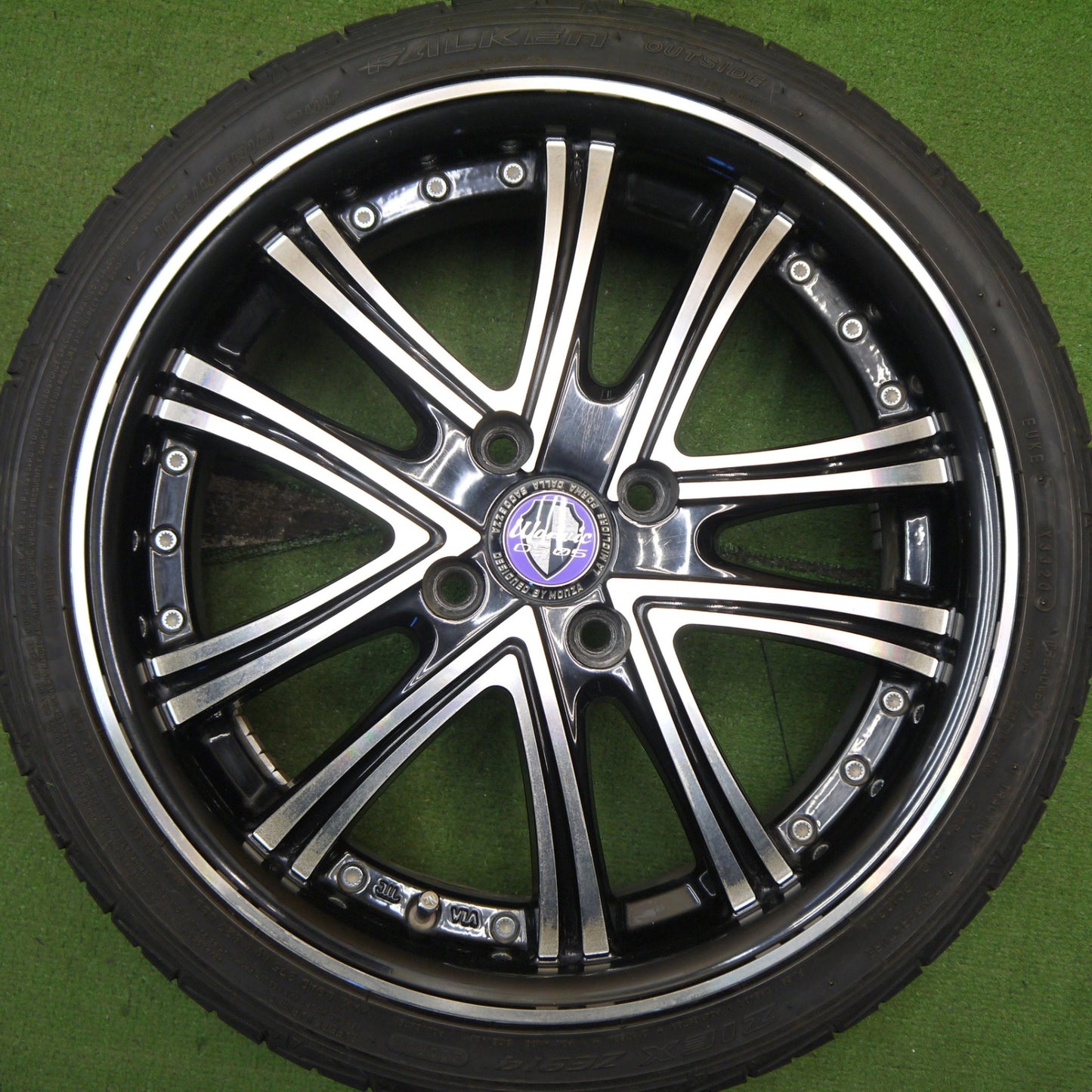 4本価格★165/45R16 ファルケン ZIEX ZE914 Warwic DS-05 DS05 ワーウィック 16インチ PCD100/4H★5060404Hノ