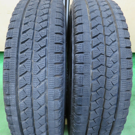 [送料無料] バリ溝！22年！8.5分★トラック タイヤ 205/75R16 113/111L スタッドレス ブリヂストン ブリザック W979 16インチ★4092808イスタ