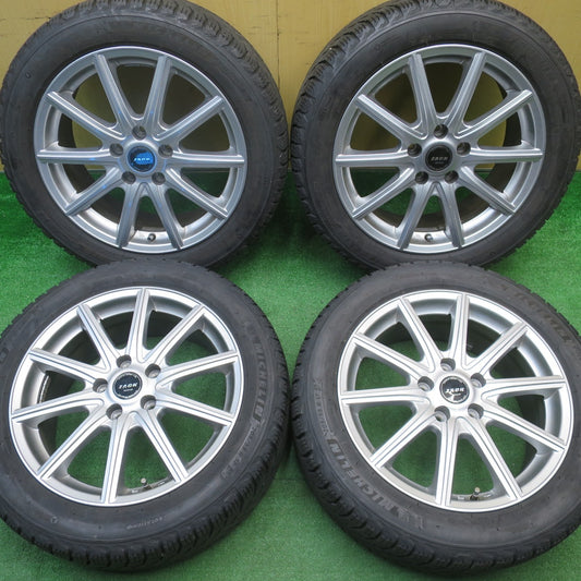 バリ溝！キレイ！9分★スタッドレス 205/55R17 ミシュラン X-ICE SNOW ZACK Sport-01 MONZA ザック 17インチ PCD114.3/5H★5111304NJス