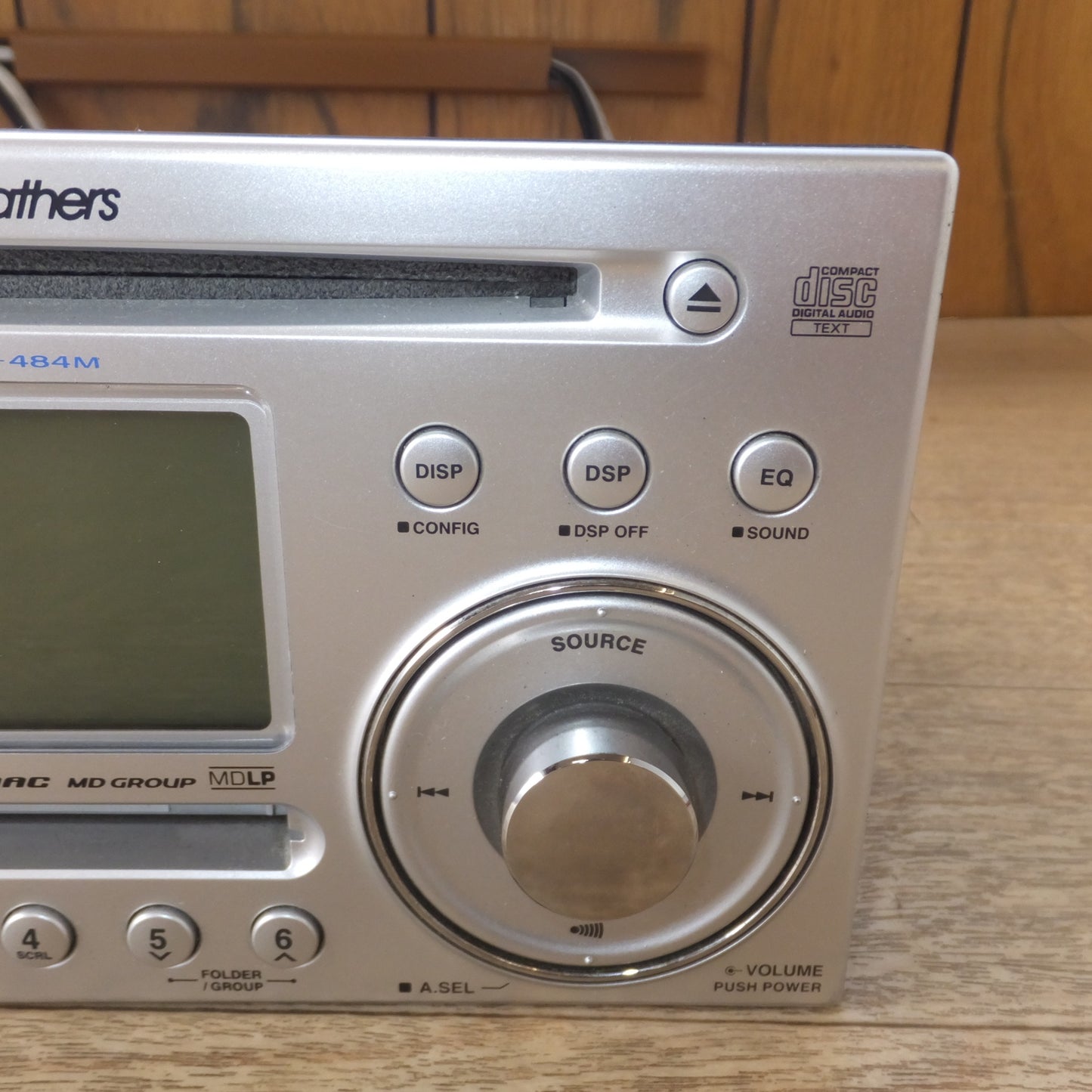 [送料無料] ★ケンウッド KENWOOD ホンダ 純正 デュアルサイズCD/MDコンポ Gathers WX-484M 08A00-4K0-250 12V.D.C.★