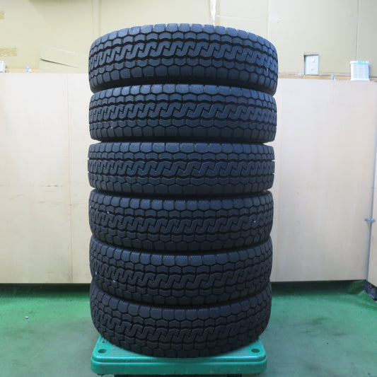 新車外し！25年！6本★トラック タイヤ 205/85R16 117/115N ブリヂストン エコピア M812 ミックス オールシーズン 16インチ★6071405イスタ
