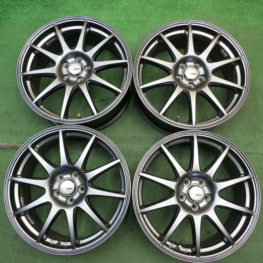 キレイ★フォレスター 等 SPORT ABELIA 17インチ ホイール スポルト アベリア 17×7J PCD100/5H★6052310HAホ
