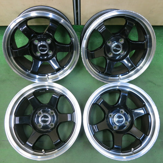 4本価格★STEALTH RACING ステルスレーシング 15インチ ホイール 15×8JJ PCD100/4H★5072304SYホ