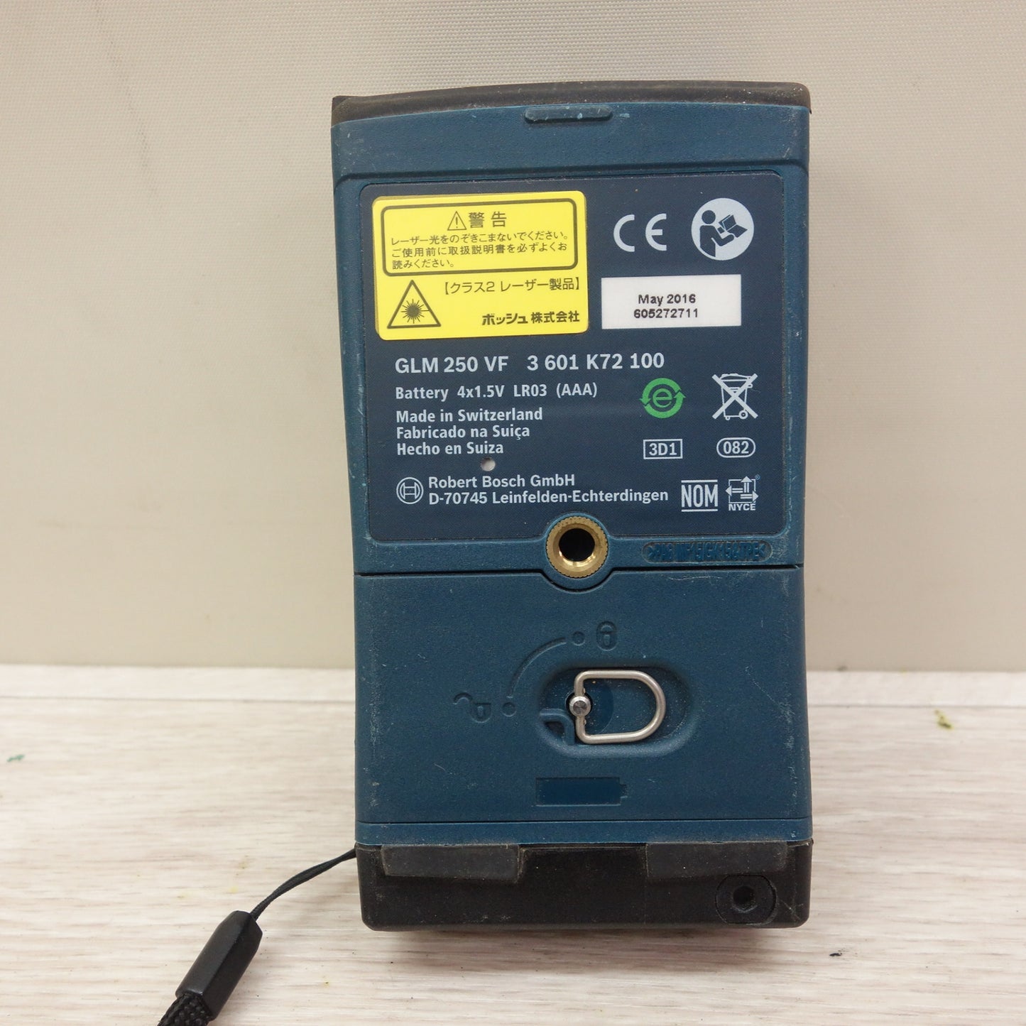 [送料無料] ☆ボッシュ レーザー 距離計 GLM250VF ソフトケース付き 測定範囲 0.05〜250m BOSCH☆