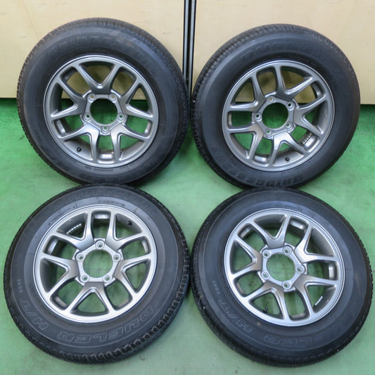 バリ溝！キレイ！9分★スズキ JB64 ジムニー 純正 175/80R16 ブリヂストン デューラー H/T 684Ⅱ 16インチ PCD139.7/5H★5090609イノ