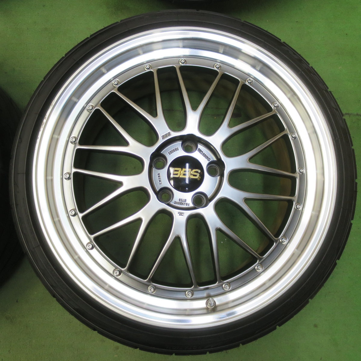 バリ溝！22年！9分★BBS LM289 LM186 245/35R20 ニットー NT555 G2 20インチ PCD114.3/5H★5100501IMノ