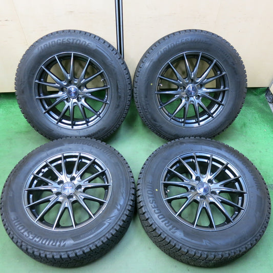 バリ溝！21年！キレイ！ほぼ10分★スタッドレス 225/65R17 ブリヂストン ブリザック DM-V3 VELVA SPORTZ ヴェルヴァ スポーツ 17インチ PCD114.3/5H★5072315SYス