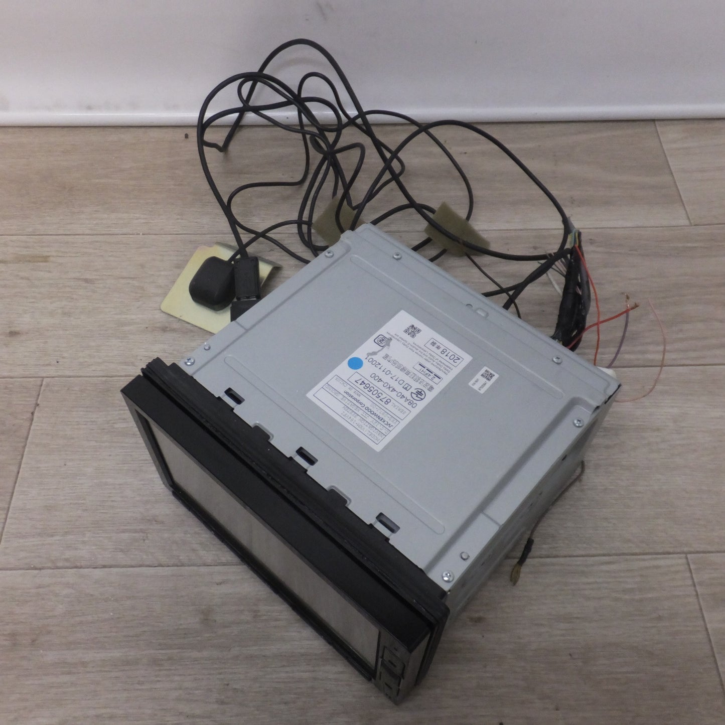 [送料無料] 現状品★ケンウッド製 ホンダ 純正 ベーシックインターナビ Gathers VXM-184VFI セキュリティロック品[47]★