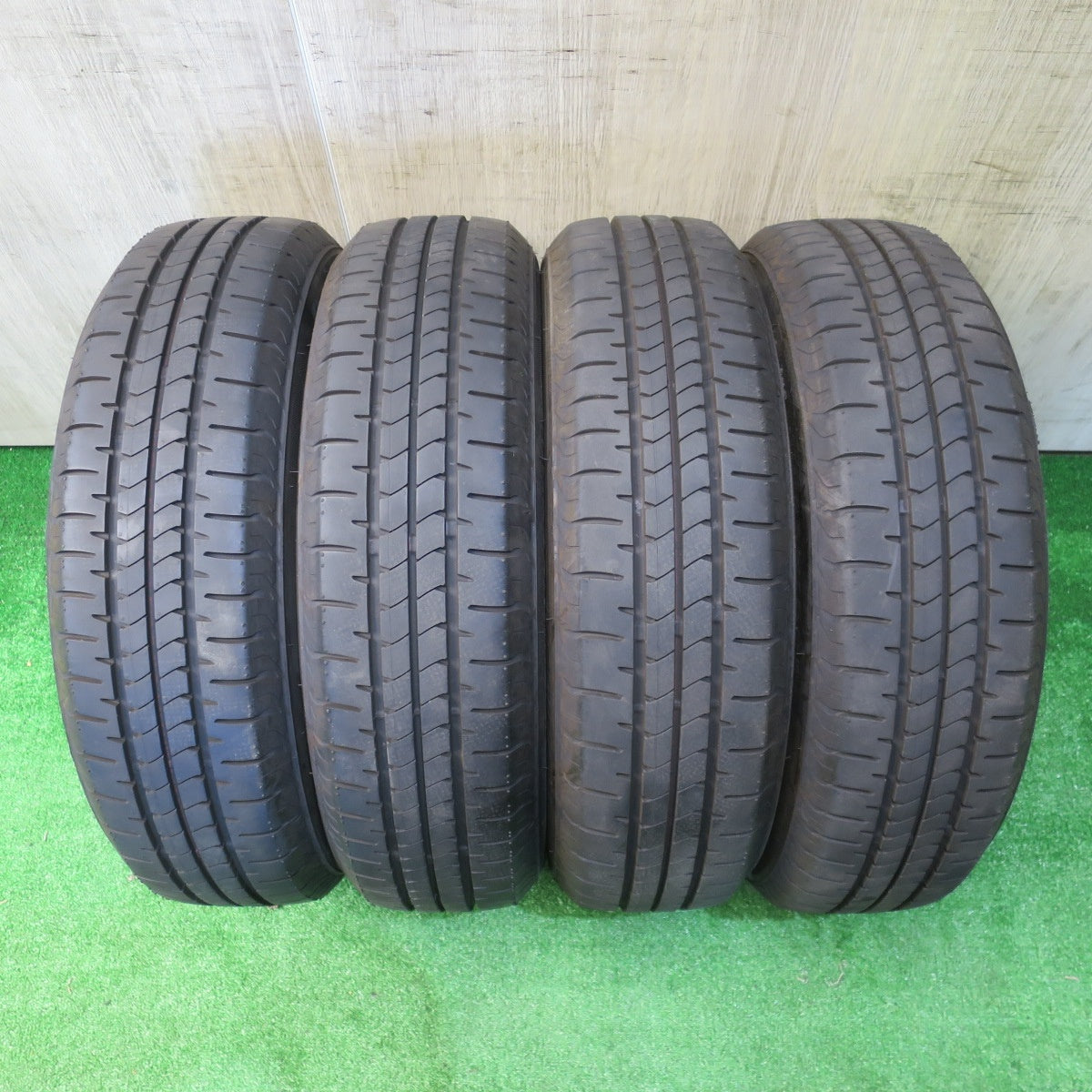 ほぼ未使用！25年★ダイハツ ミラ ココア 純正 スチール 155/65R14 ブリヂストン NEWNO ニューノ 14インチ PCD100/4H★6041702NJノ