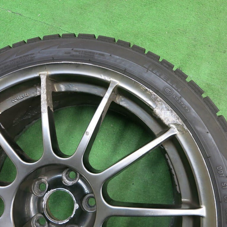 4本価格★アルファロメオ Partire ASSO 215/45R17 スタッドレス ピレリ アイスアシンメトリコ パルティーレ アッソ PCD98/5H★4061802ナス