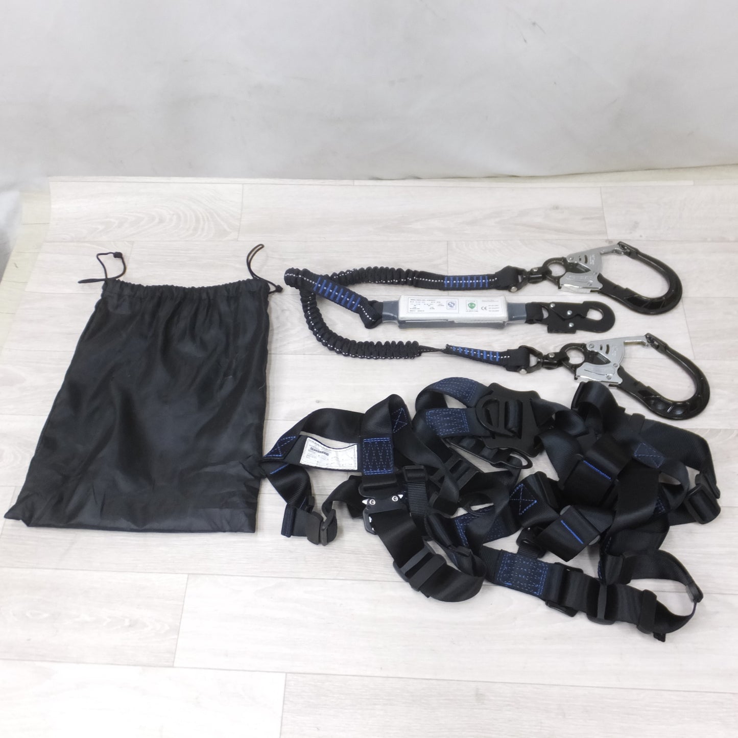 [送料無料] 美品◆大華 墜落制止用器具 フル ハーネス EN-354 袋付き 安全帯 安全ベルト 現場◆