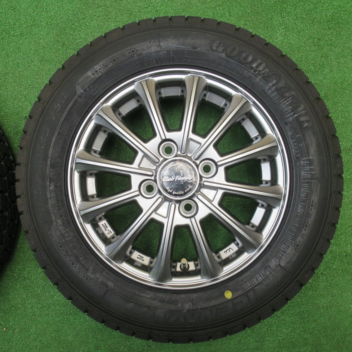 未使用！23年★スタッドレス 155/70R13 グッドイヤー アイスナビ7 Club Family クラブ ファミリー 13インチ PCD100/4H★5110512NJス