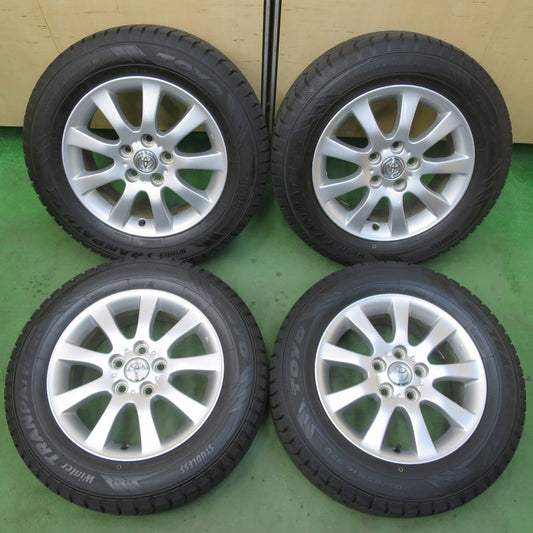 バリ溝！23年！9.5分以上★トヨタ ウィンダム 純正 205/65R16 スタッドレス トーヨー ウインター トランパス TX 16インチ PCD114.3/5H★6011905イス