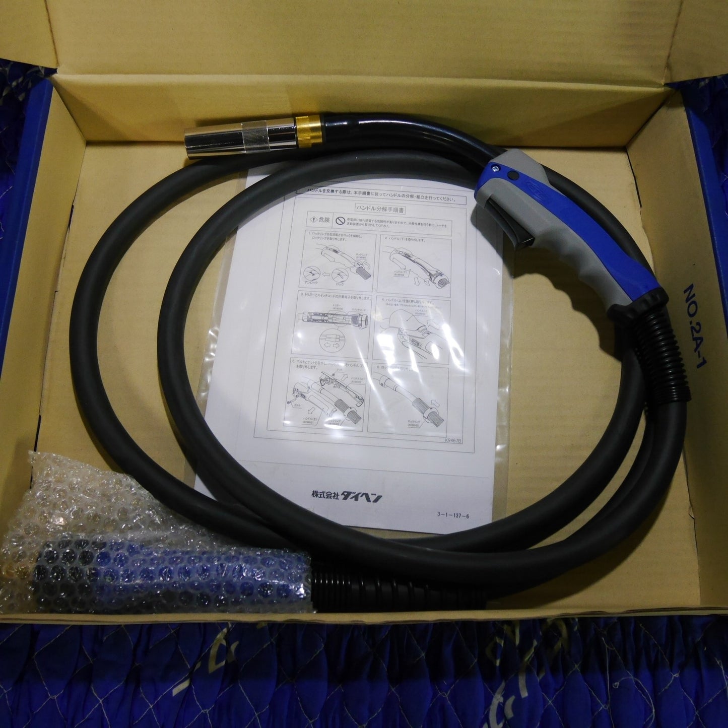 [送料無料] 未使用☆DAIHEN OTC ダイヘン 半自動 用 溶接 トーチ BT5000-30 12W0730-A WELDING TORCH①☆