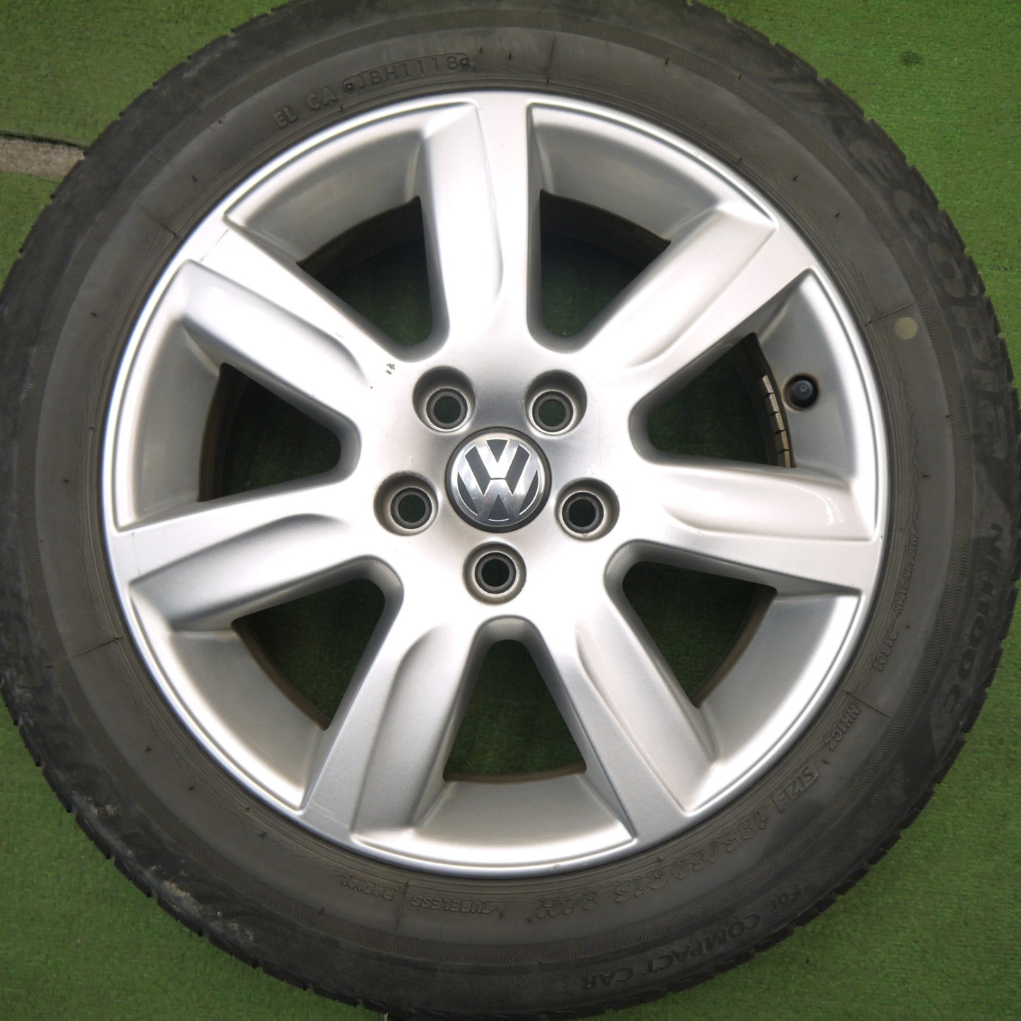 4本価格★ワーゲン ポロ 純正 185/60R15 ブリヂストン エコピア NH100C 15インチ PCD100/5H★5050911Hノ