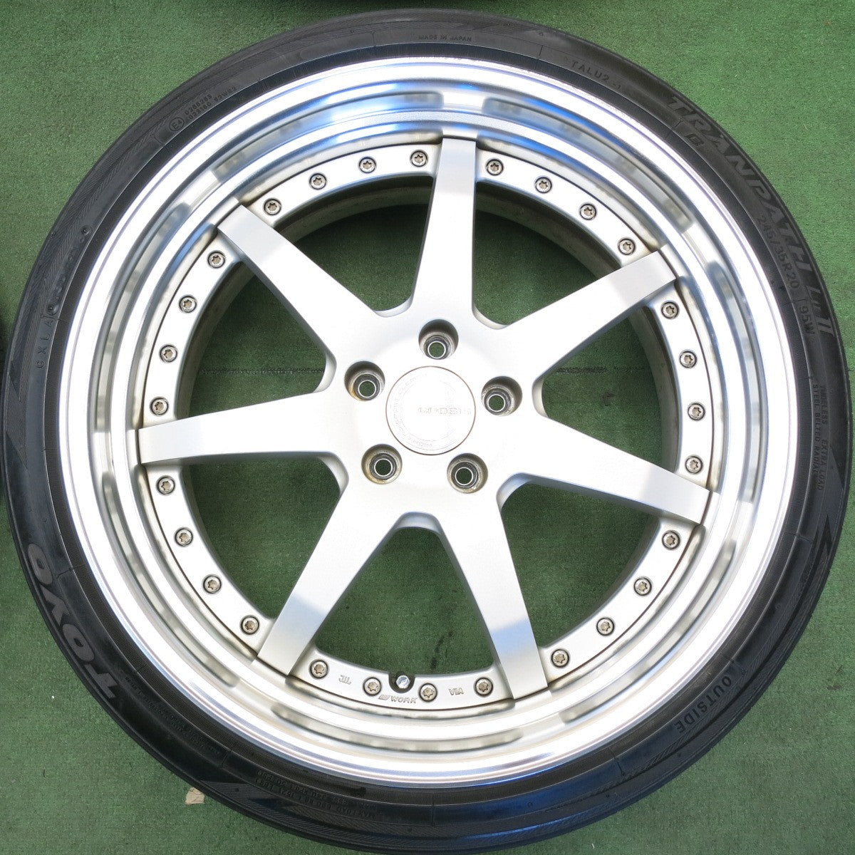 4本価格★WORK GNOSIS GS3-SR 245/35R20 トーヨー トランパス LuⅡ ワーク グノーシス 20インチ PCD114.3/5H★6053002HAノ