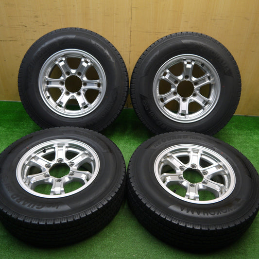 バリ溝！22年！キレイ！8.5分★KEELER 195/80R15 107/105L スタッドレス ヨコハマ アイスガード iG91 キーラー 15インチ PCD139.7/6H★5110507Hス