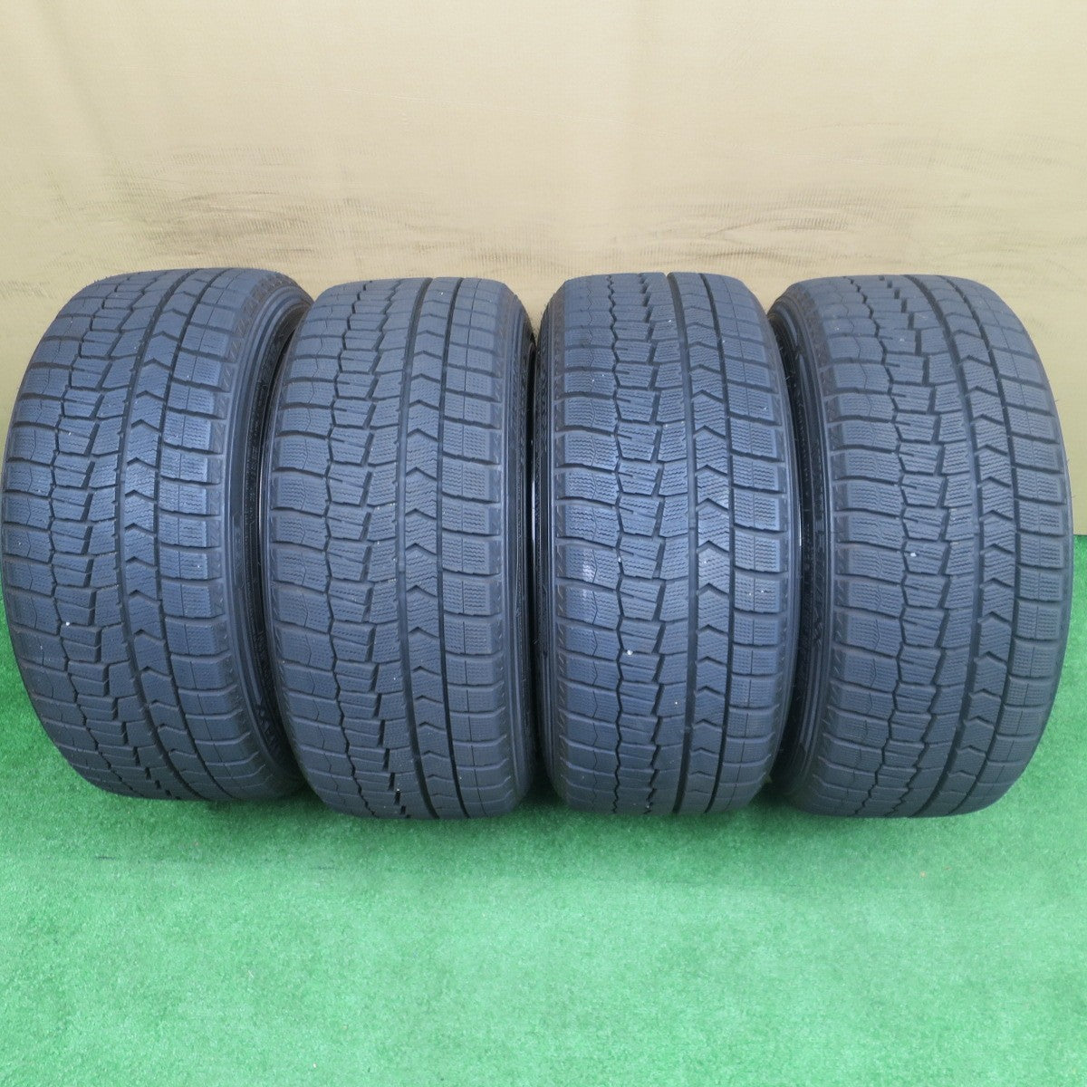 バリ溝！24年！ほぼ10分★シビック タイプR 等 ADVAN Racing TC-4 245/40R18 スタッドレス ダンロップ ウインターマックス WM02 アドバン レーシング 18インチ PCD120/5H★5121406NKス