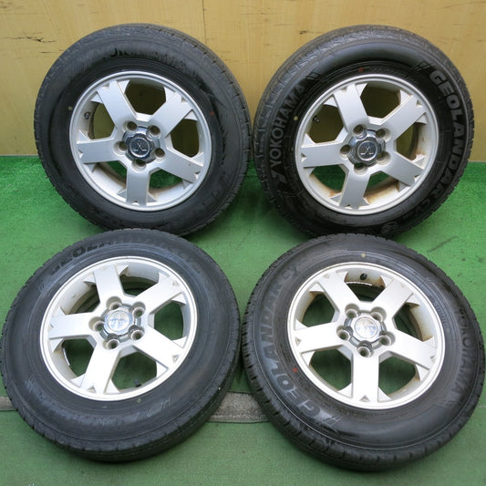 バリ溝！24年！9.5分★三菱 パジェロ ミニ 純正 175/80R15 ヨコハマ ジオランダー CV G058 15インチ PCD114.3/5H★5083109HAノ