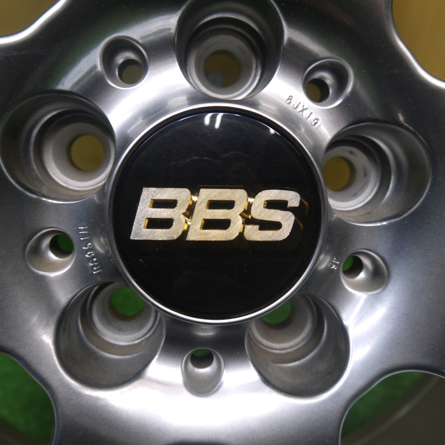 未使用！1本★BBS RS951H 19インチ ホイール 19×8J PCD114.3/5H★6021606Hホ