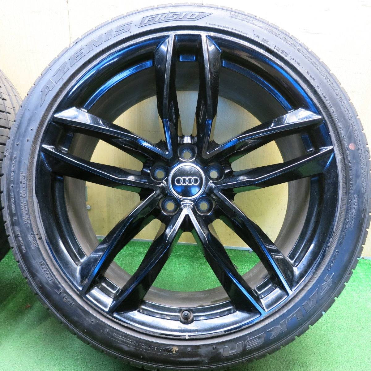 バリ溝！22年！9.5分◎アウディ A6 S6 純正 265/35R20 ファルケン アゼニス FK510 20インチ PCD112/5H◎6082709HAノ