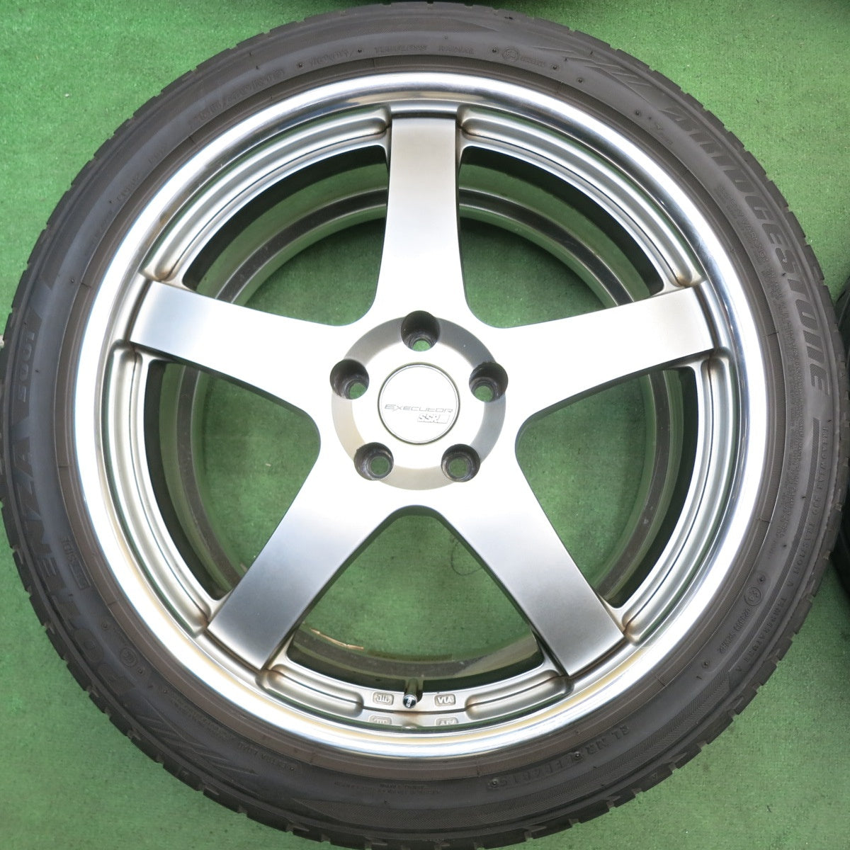 キレイ★ベンツ 等 SSR EXECUTOR EX01 タナベ 255/40R19 ブリヂストン ポテンザ S001 エグゼキューター 19インチ PCD112/5H★6052808HAノ
