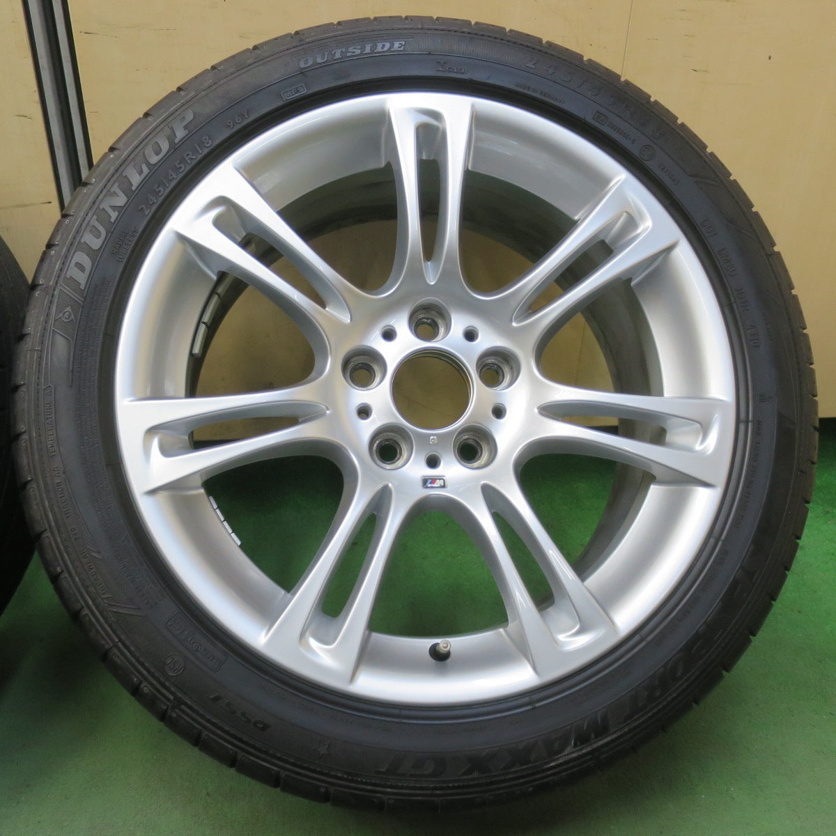キレイ★BMW 5シリーズ F10 F11 Mスポーツ 純正 245/45R18 ダンロップ SPスポーツマックス GT DSST RSC ランフラット 18インチ PCD120/5H★6051208イノ