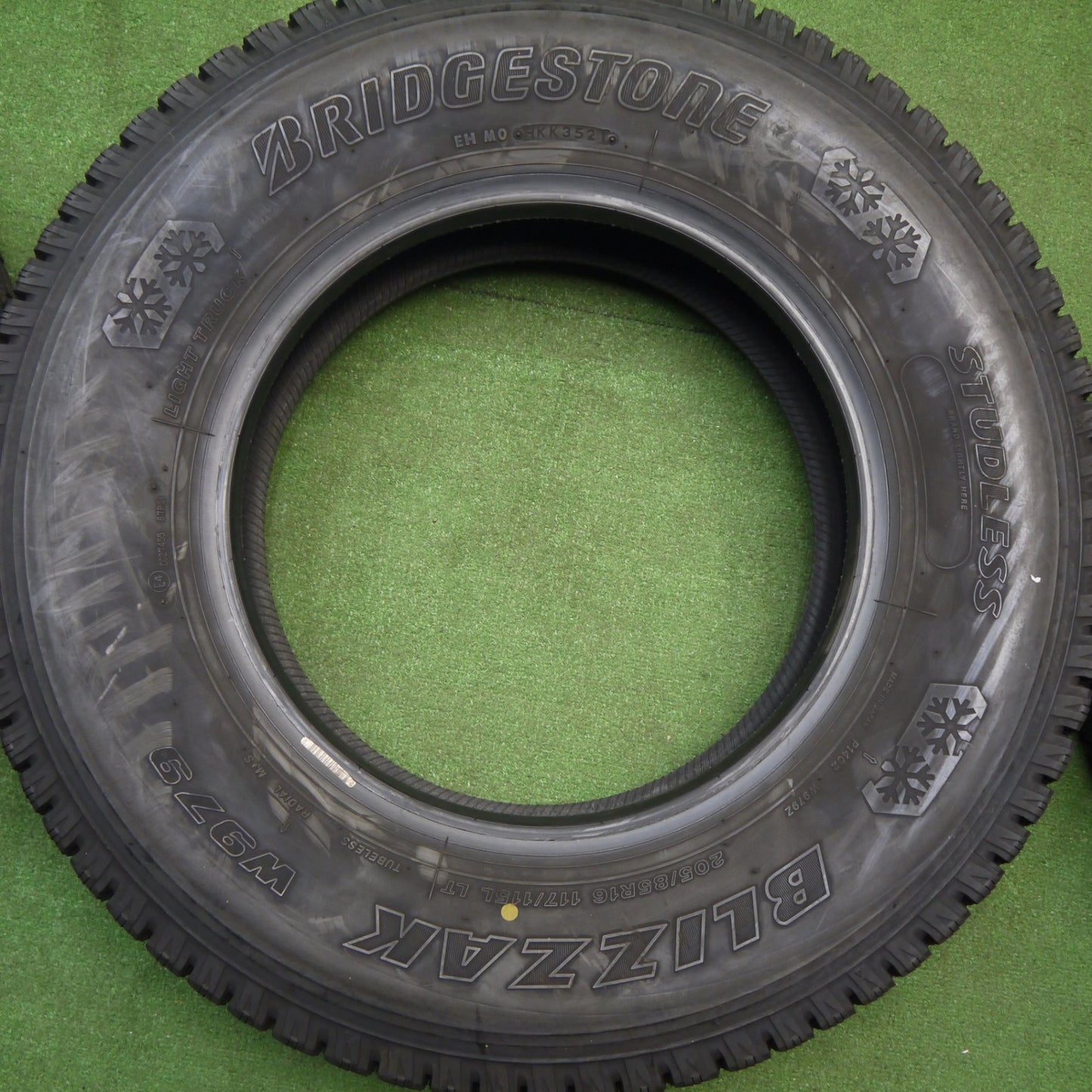 バリ溝！21年！9分！6本★トラック タイヤ 205/85R16 117/115L スタッドレス ブリヂストン ブリザック W979 16インチ★5122305Hスタ