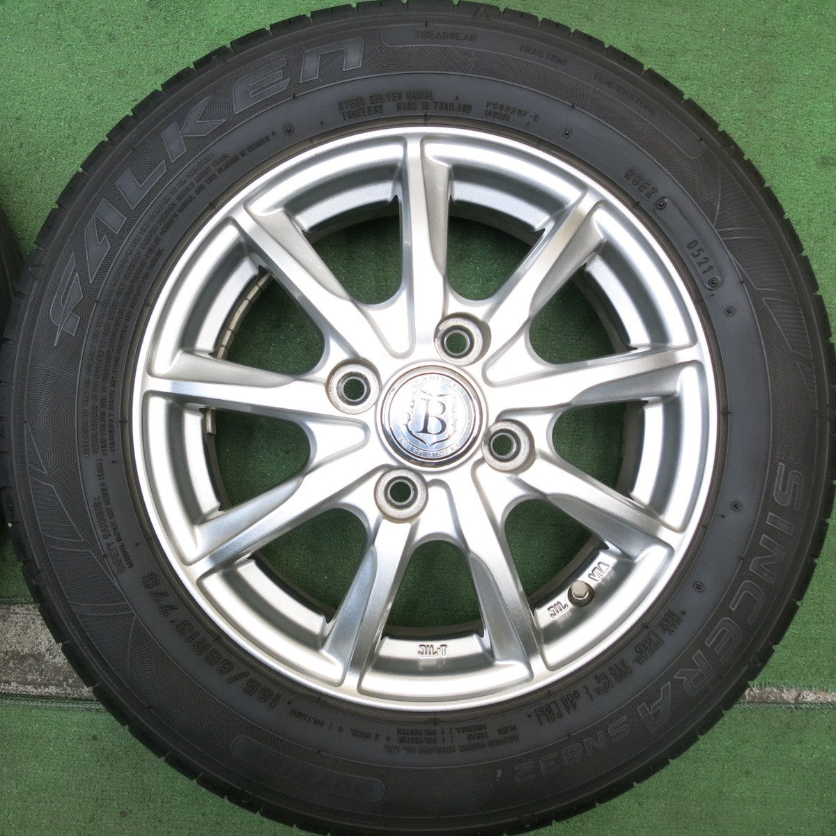 4本価格！21年★165/65R13 ファルケン シンセラ SN832i BRANDLE-LINE ブランドルライン 13インチ 軽サイズ PCD100/4H★5081012HAノ