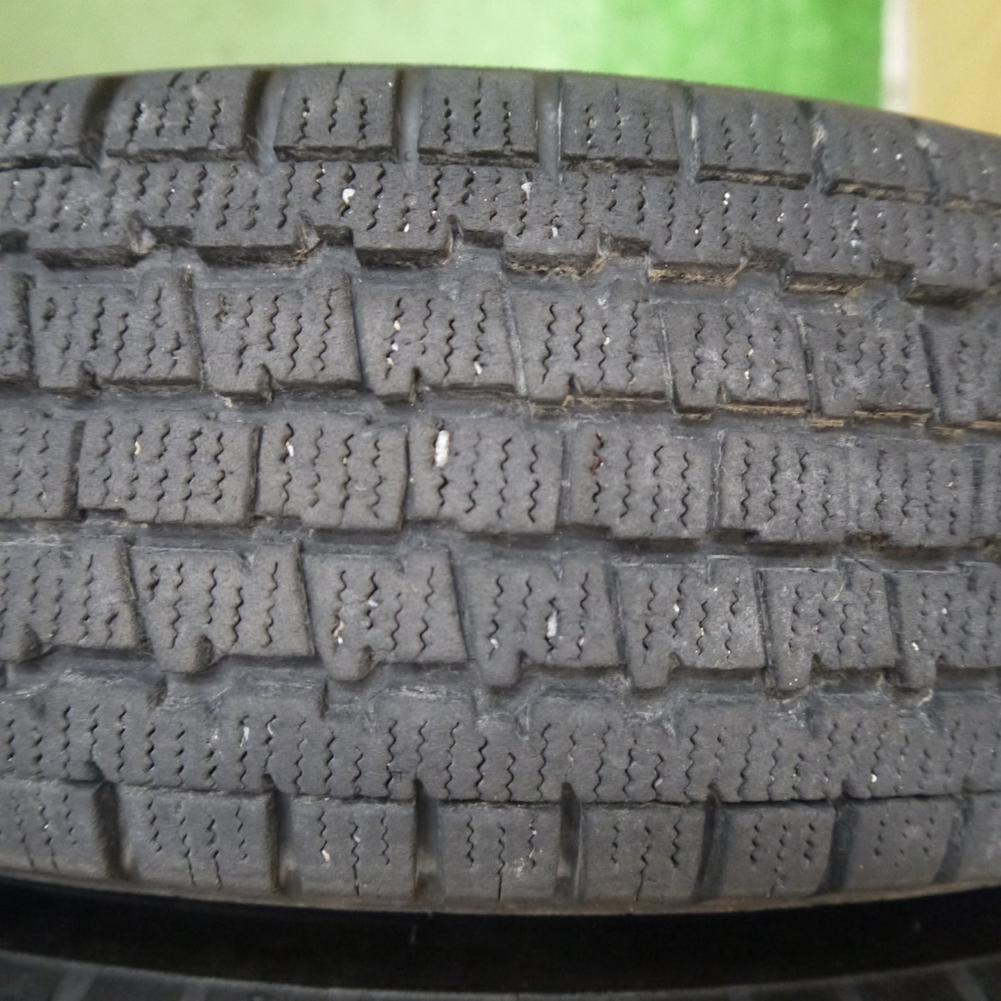 キレイ★スタッドレス 145/80R12 80/78N ブリヂストン W300 TOPY スチール ホイール 12インチ PCD100/4H★5091003Hス