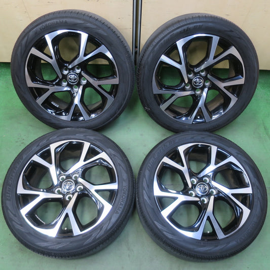 バリ溝！キレイ！9.5分★トヨタ C-HR 純正 225/50R18 ヨコハマ BluEarth-RV RV03 18インチ CHR PCD114.3/5H★6031410イノ