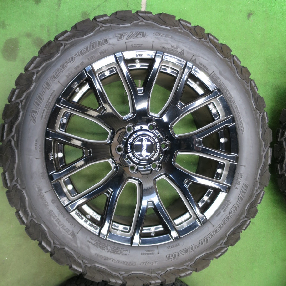 バリ溝！22年！キレイ！9.5分★RAYS TEAM DAYTONA F8 GAIN 275/55R20 115/112S BFグッドリッチ All-Terrain T/A KO2 レイズ チーム デイトナ 20インチ PCD139.7/6H★6040102ナノ
