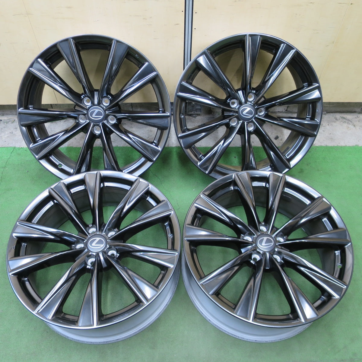 キレイ◎レクサス NX Fスポーツ 純正 ホイール 20インチ 20×7.5J PCD114.3/5H◎6091602NGホ