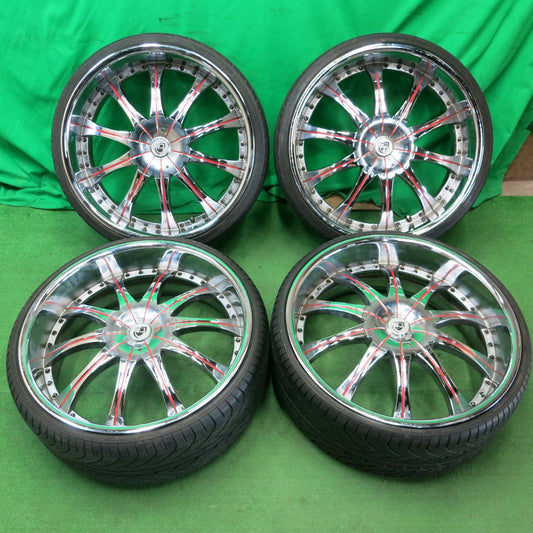 *送料無料* バリ溝！9分★LEXANI Cs 255/30R24 275/25R24 ナンカン NS-2 レクサーニ LX-THIRTY レグザーニ 24インチ PCD114.3/5H★4051502ナノ