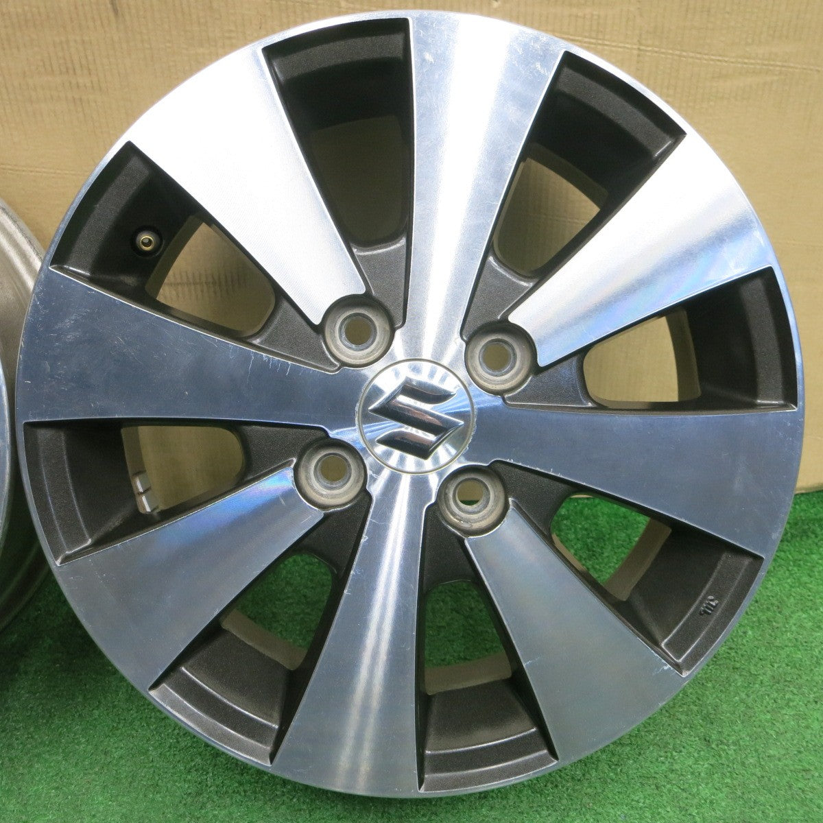 4本価格★スズキ MH22S ワゴンR スティングレー 純正 ホイール 14インチ 14×4.5J PCD100/4H★6021404NKホ