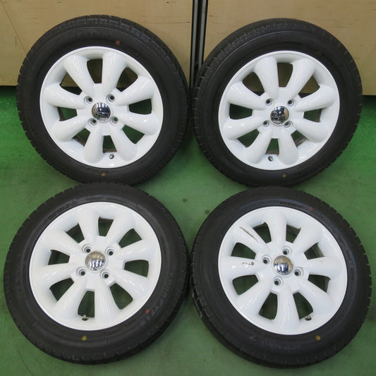 バリ溝！8.5分★スタッドレス 155/65R14 グッドイヤー アイスナビ7 LaLa Palm ララパーム 14インチ PCD100/4H★5123103イス
