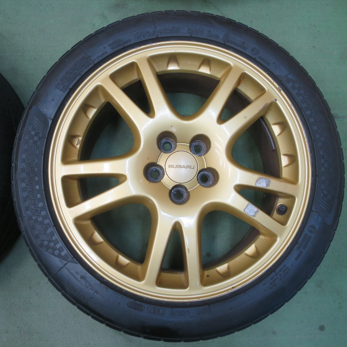4本価格！22年★スバル GDB インプレッサ WRX STI 純正 225/45R17 ナンカン Sportnex NS-25 17インチ PCD100/5H★6041104イノ