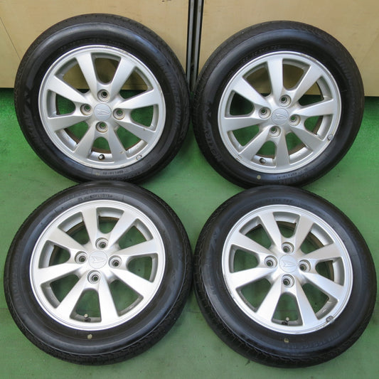バリ溝！8.5分★ダイハツ タント 純正 155/65R14 ブリヂストン ネクストリー エコピア 14インチ PCD100/4H★5082807イノ