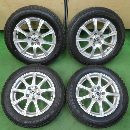 バリ溝！9.5分以上★スタッドレス 205/60R16 ナンカン CORSAFA AXEL Three アクセル 16インチ PCD114.3/5H★5011107イス
