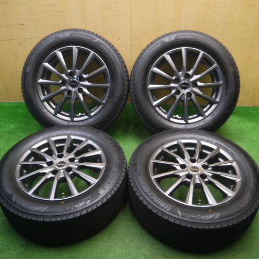 [送料無料] バリ溝！23年！キレイ！ほぼ10分★スタッドレス 205/60R16 ブリヂストン ブリザック VRX3 BALMINUM バルミナ 16インチ PCD114.3/5H★4122309Hス